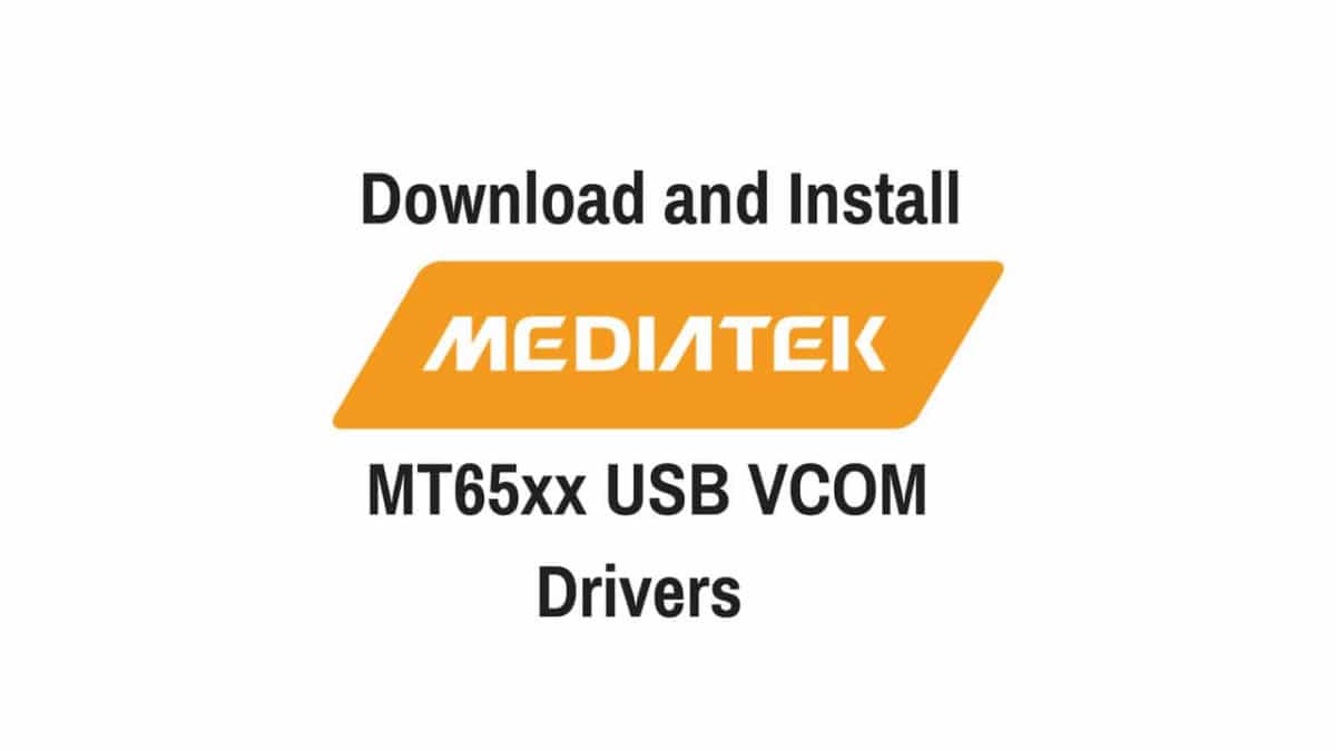 Download Mediatek Usb Vcom Drivers